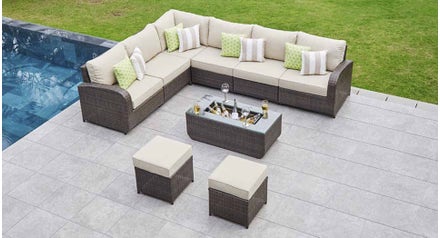 Ledbury 2C - Extended Corner Sofa with Drinks Cooler Coffee Table