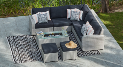 Ledbury 1C - Corner Sofa with Drinks Cooler Coffee Table