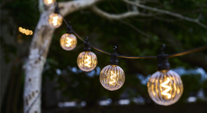 Outdoor Ribbed Party String Lights