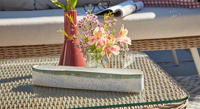 English Gardens Long Centre Piece Candle