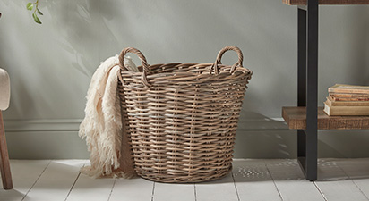 Wicker Storage Basket