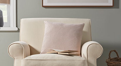 Blush Pink Hand Woven Cushion 45x45cm