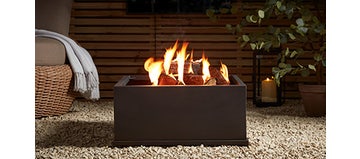 Freestanding Square Fire Pit