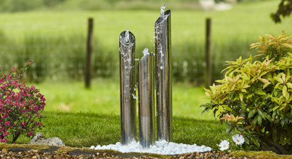 Nero Outdoor Water Feature