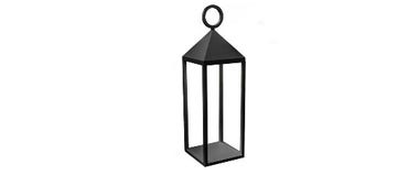 Nina Lantern Table Lamp Black