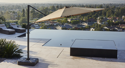 3.5M Cantilever Parasol - Beige