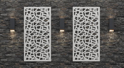 Puzzle Medium 8mm Thick Decorative Screen (Individually Sold)