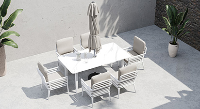 Salone 6S - 6 Seat Dining Set