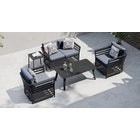 Salone 10X - 2 Seat Sofa and Coffee Table Set with Armchairs