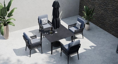 Salone 4S - 4 Seat Dining Table Set