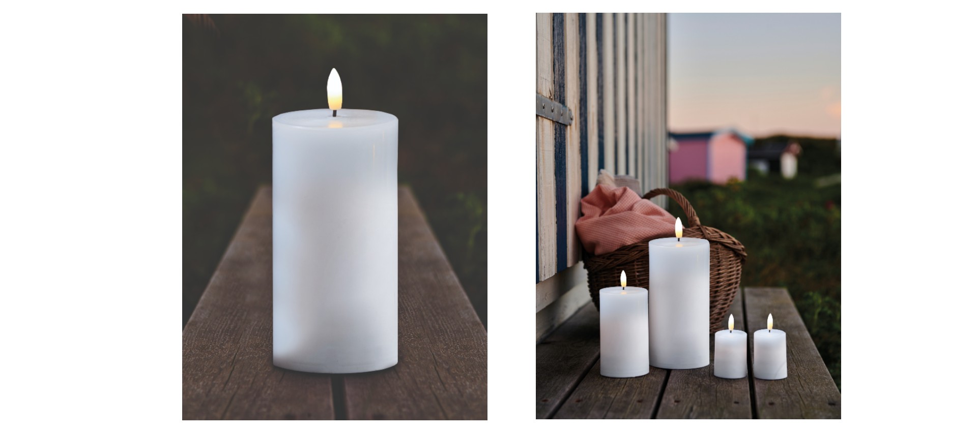 Large outdoor led 2025 candles