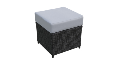 1 x Mini Footstool - Black