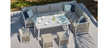 Sky 1D - Corner Sofa and Dining Table