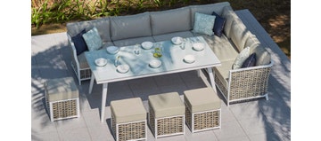Sky 1A - Corner Sofa and Dining Table