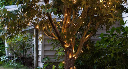 Lights4Fun 200 Warm White USB Solar Fairy Lights