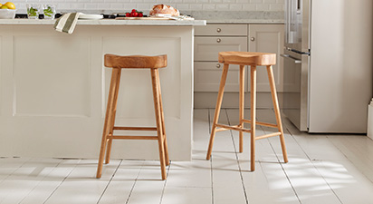 Chorlton Oak Counter Stool - Natural