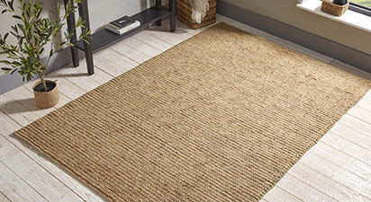 Jute Loop Natural Jute Flatweave Rug 160x230cm