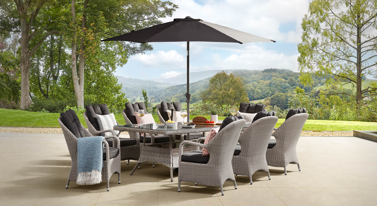 ETON 8S - 8 Seat Dining Set