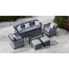 Talia 11C - 3 Seat Sofa and Coffee Table with Armchairs