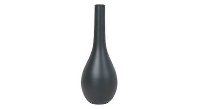 Large Black Vase 
