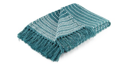 Isla Teal 130x180cm Throw