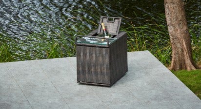 Matching Weave Drinks Trolley