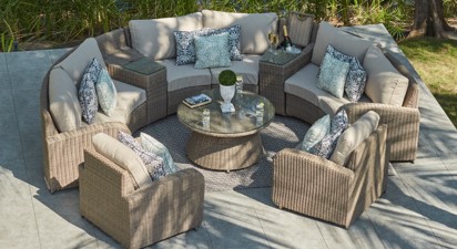 Rattan Garden Sofa Arc Range Moda