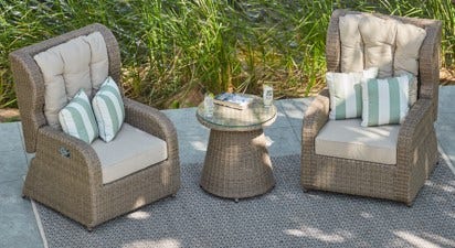 Henley - Reclining Bistro Set with Side Table