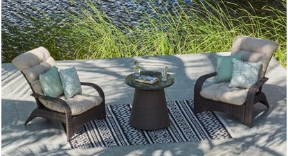 OCEAN - Bistro Set with Side Table