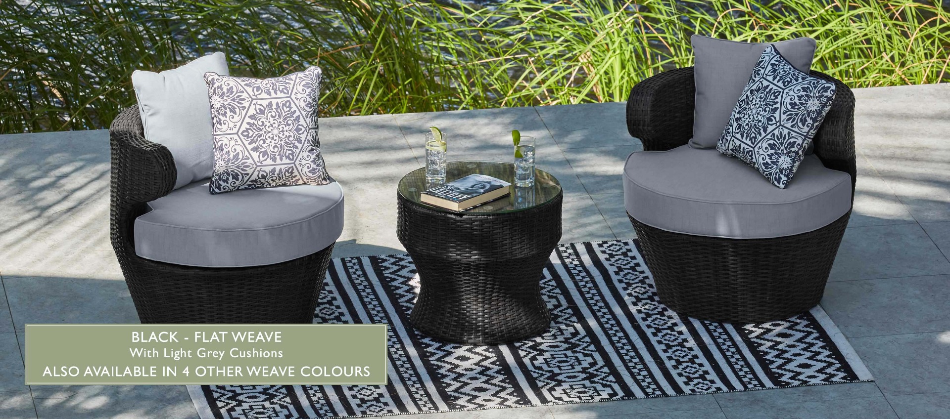 Egg bistro top set grey