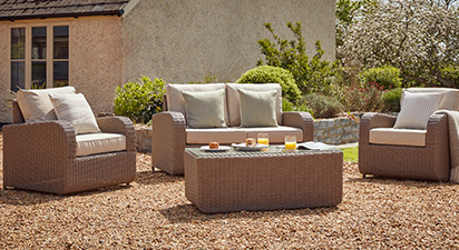 Ledbury 3 - 2 Seat Sofa with Coffee Table and Armchairs