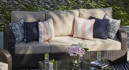 WINDSOR 1 x THREE SEAT SOFA - BROWN
