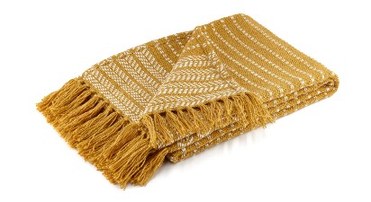 Isla Yellow 130x180cm Throw